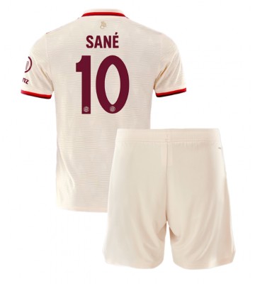 Bayern Munich Leroy Sane #10 Tercera Equipación Niños 2024-25 Manga Corta (+ Pantalones cortos)